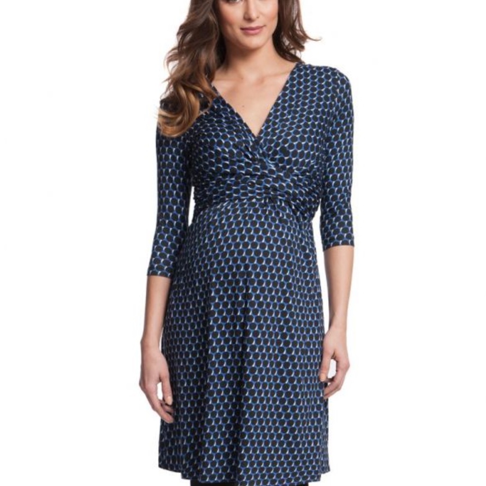 Seraphine Maternity Bubble print dress